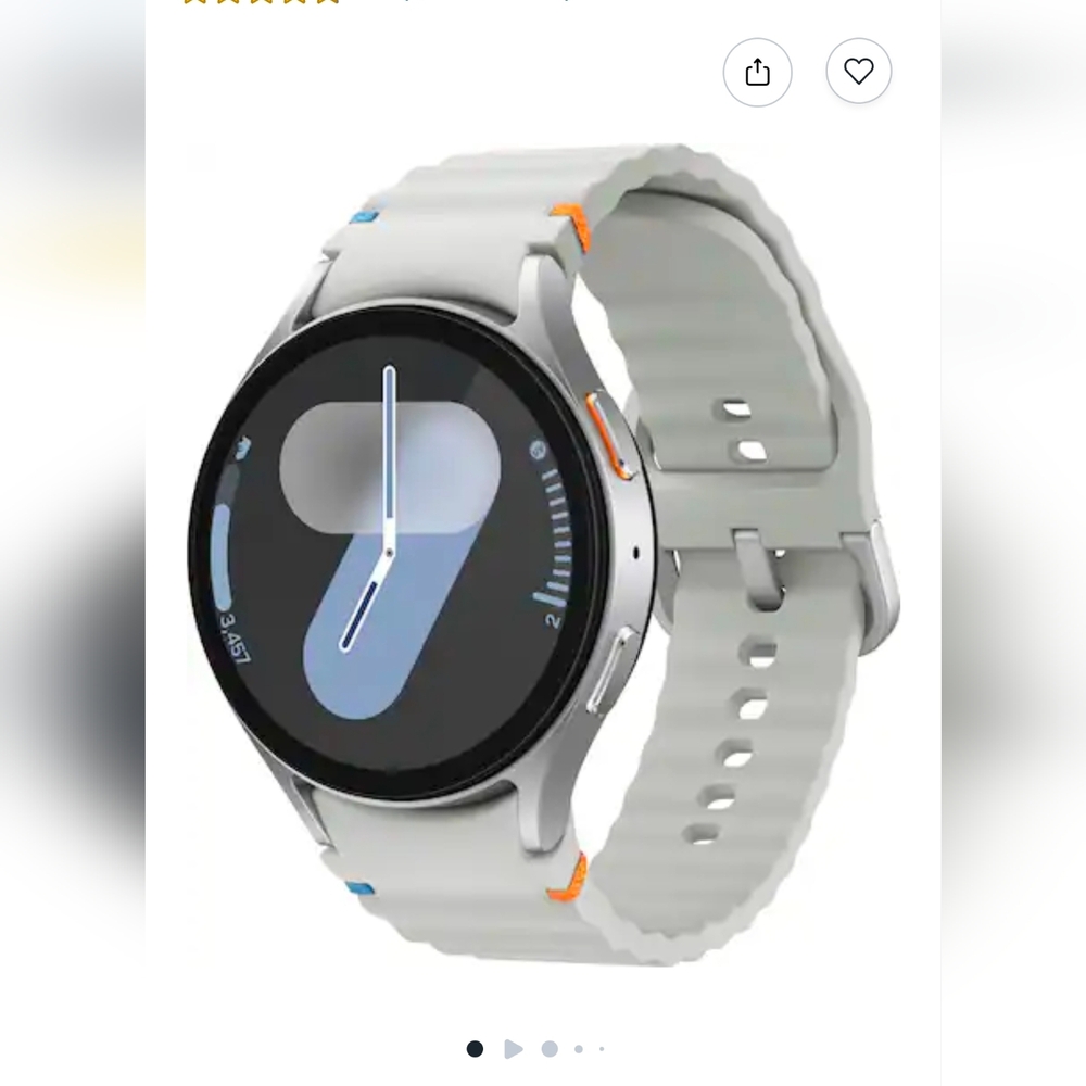 Samsung Galaxy Watch7 - 44mm - Silver - BT Model Smartwatch